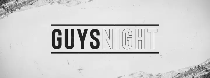 Guys Night: facebook cover