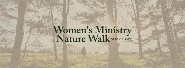 Women’s Ministry Nature Walk: facebook cover
