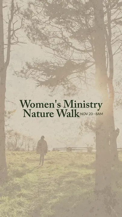 Women’s Ministry Nature Walk: story