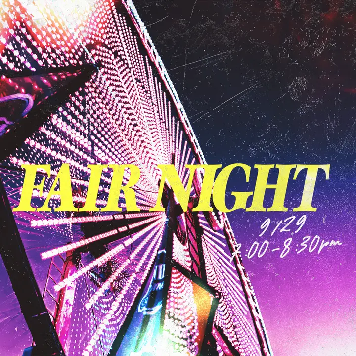 Fair Night: social post