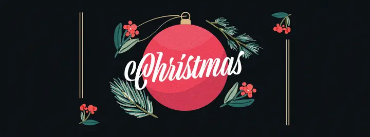 Christmas: facebook cover
