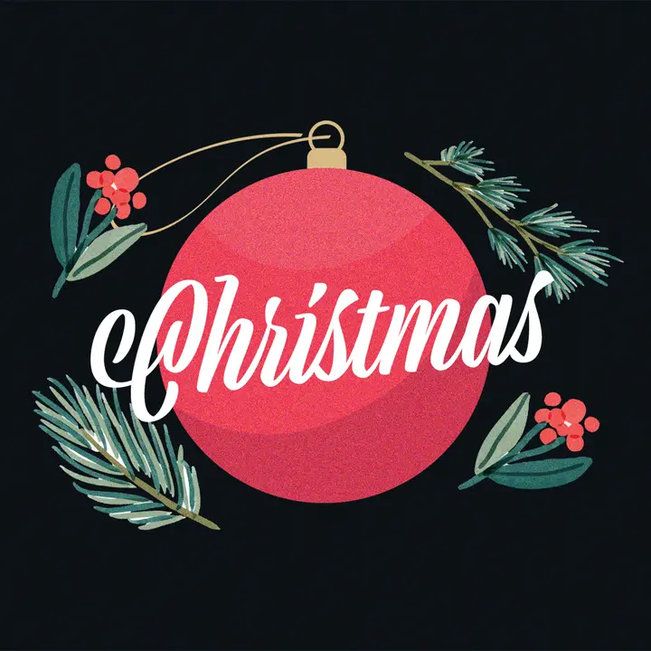 Christmas: social post