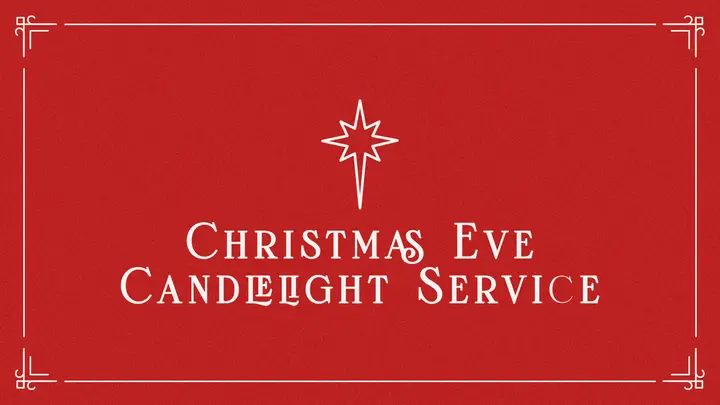 Christmas Eve Candlelight Service: HD slide
