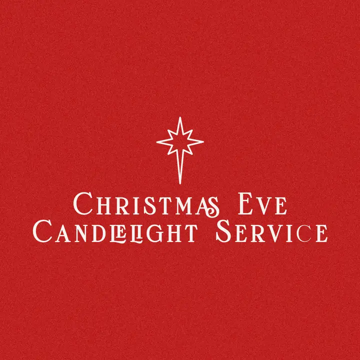 Christmas Eve Candlelight Service: social post