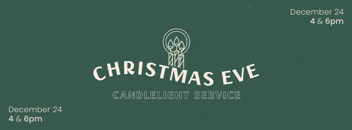 Christmas Eve Candlelight Service: facebook cover