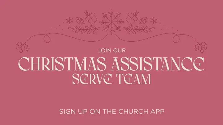 Christmas Assistance Serve Team: HD slide