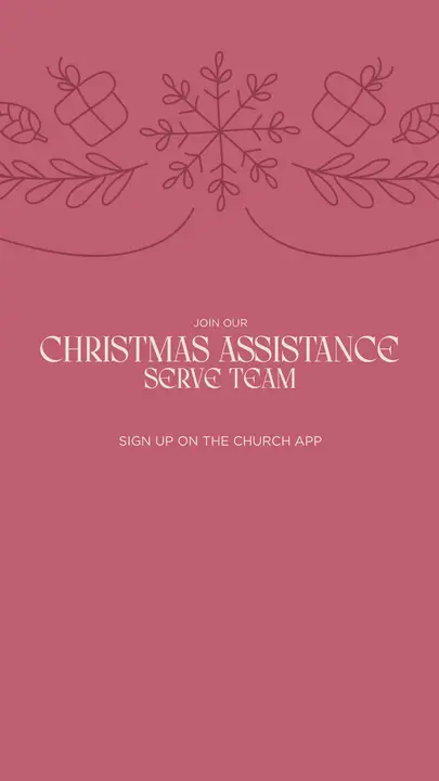 Christmas Assistance Serve Team: story