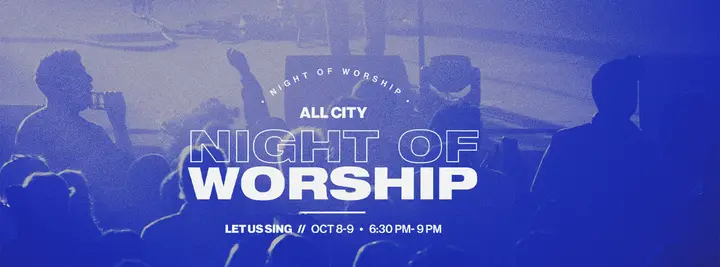 All City Night of Worship: facebook cover