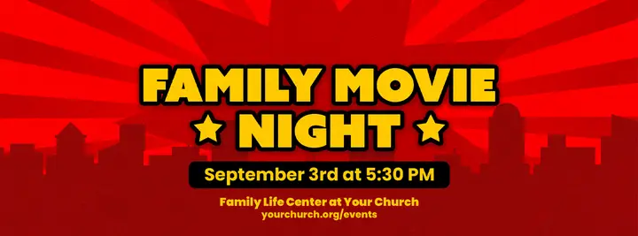 Family Movie Night: facebook cover