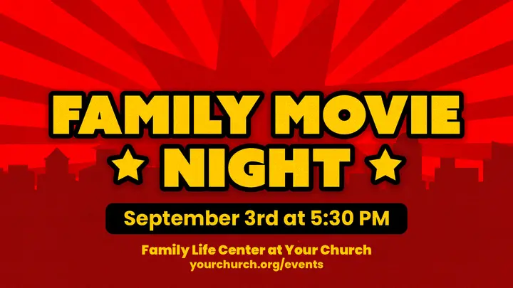 Family Movie Night: HD slide