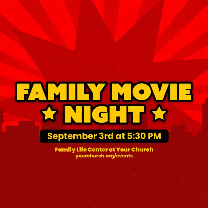 Family Movie Night: social post