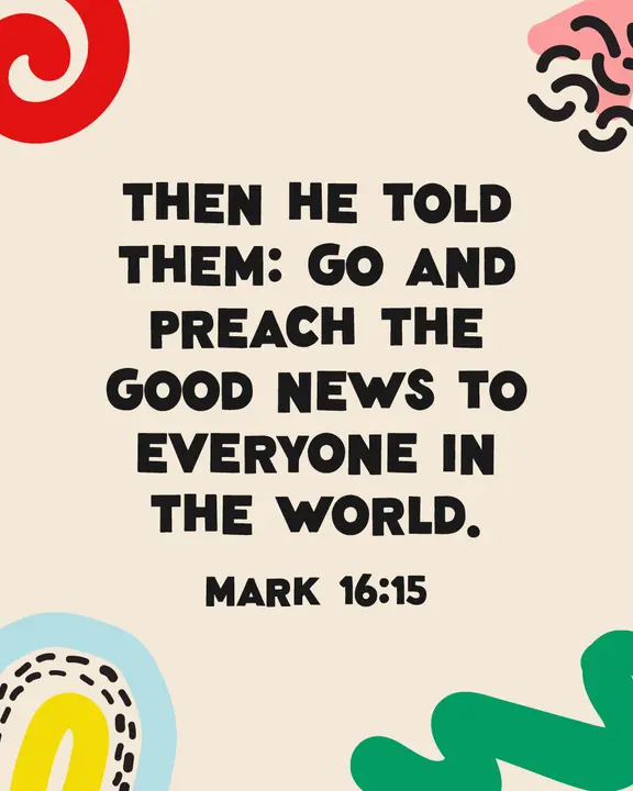 Preach the Good News: social post
