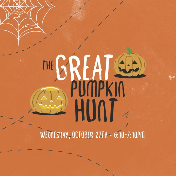 The Great Pumpkin Hunt: social post