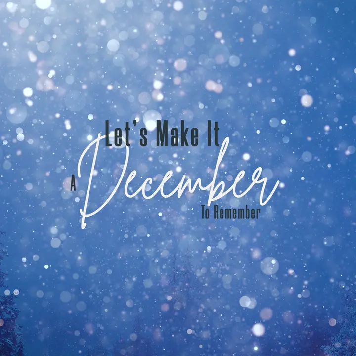 December to Remember: social post