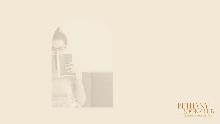 Bethany Book Club: notes slide