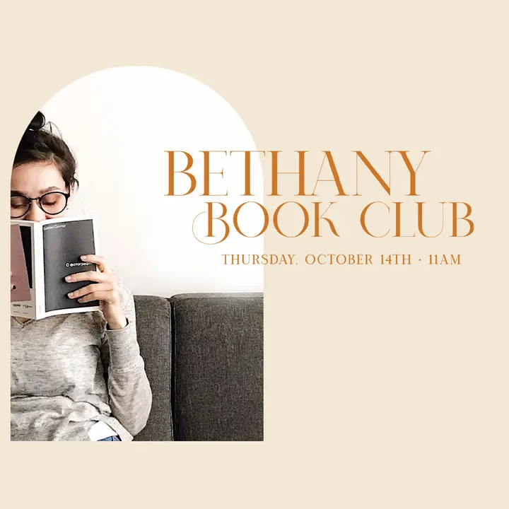 Bethany Book Club: social post