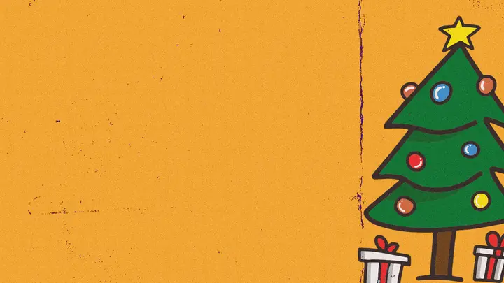 Family Christmas: blank background