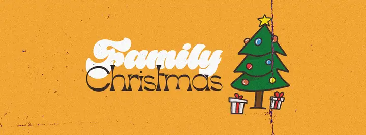 Family Christmas: facebook cover