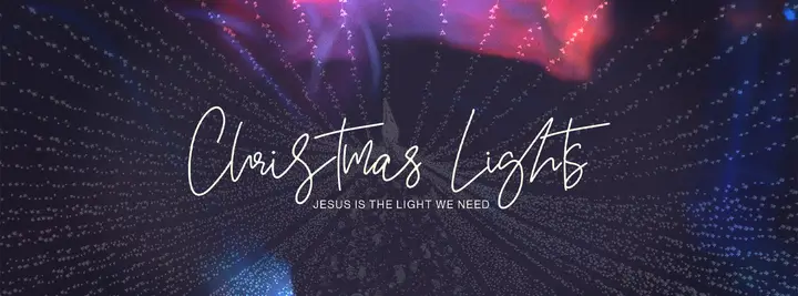 Christmas Lights: facebook cover