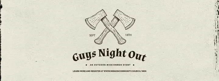 Guys NIght Out: facebook cover