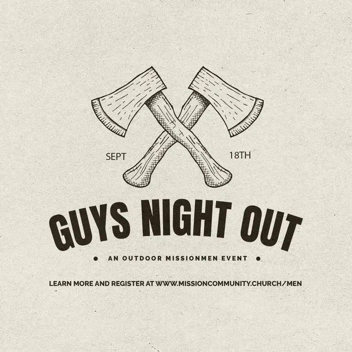 Guys NIght Out: social post
