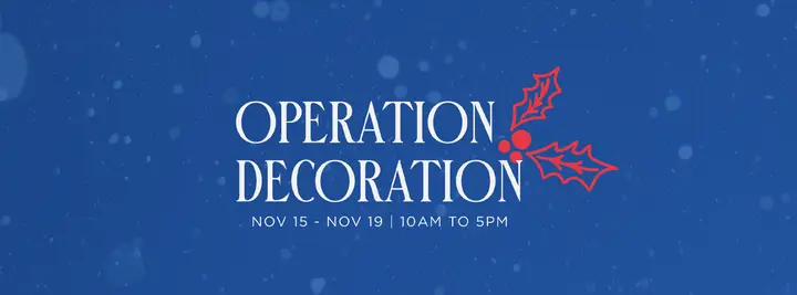 Operation Decoration: facebook cover