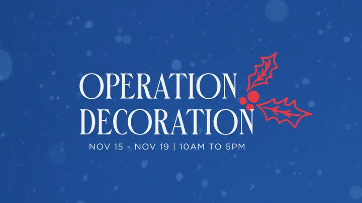 Operation Decoration: HD slide