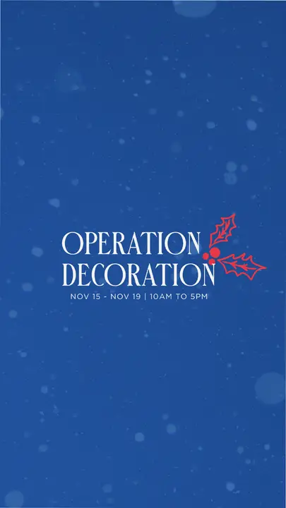 Operation Decoration: story