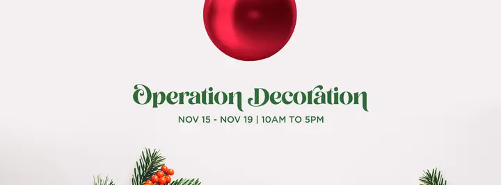 Operation Decoration: facebook cover
