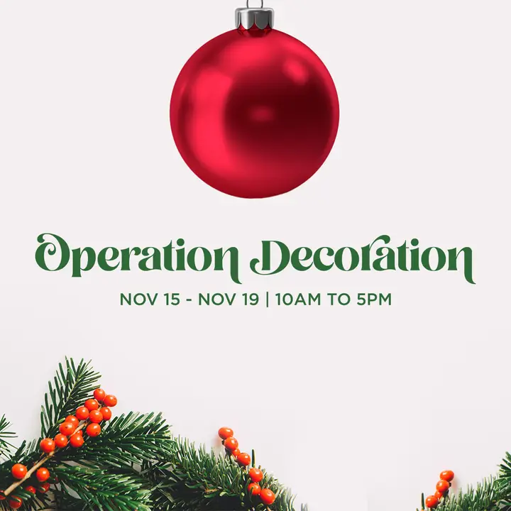 Operation Decoration: social post