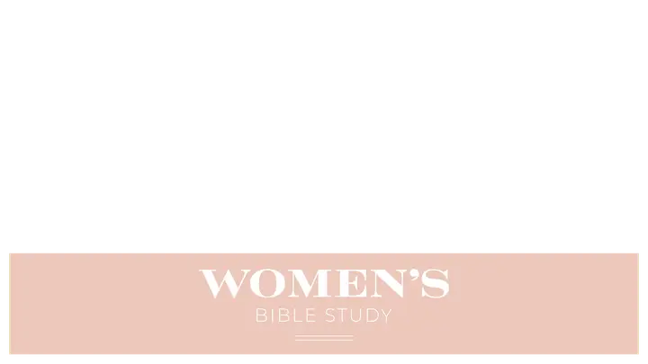 Women’s Bible Study: lower third