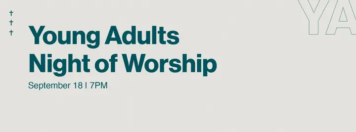 Young Adults Night of Worship: facebook cover