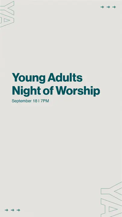 Young Adults Night of Worship: story