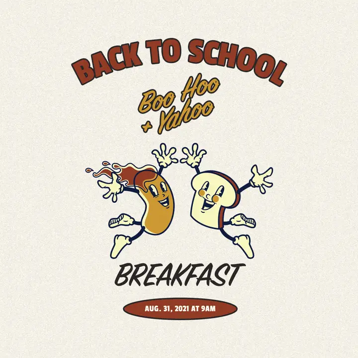 Back to School Breakfast: social post