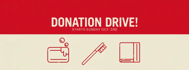 Donation Drive: facebook cover
