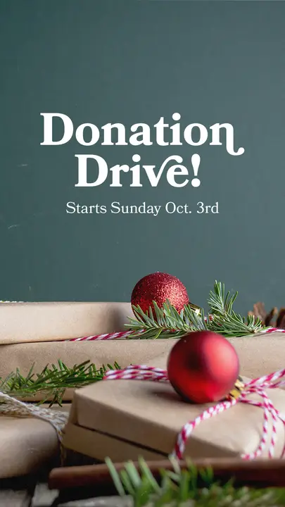 Donation Drive: story