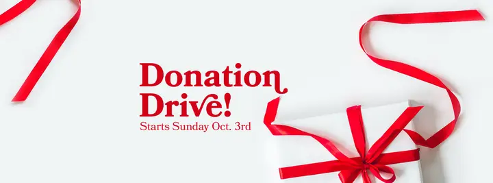 Donation Drive: facebook cover