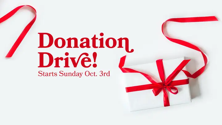 Donation Drive: HD slide