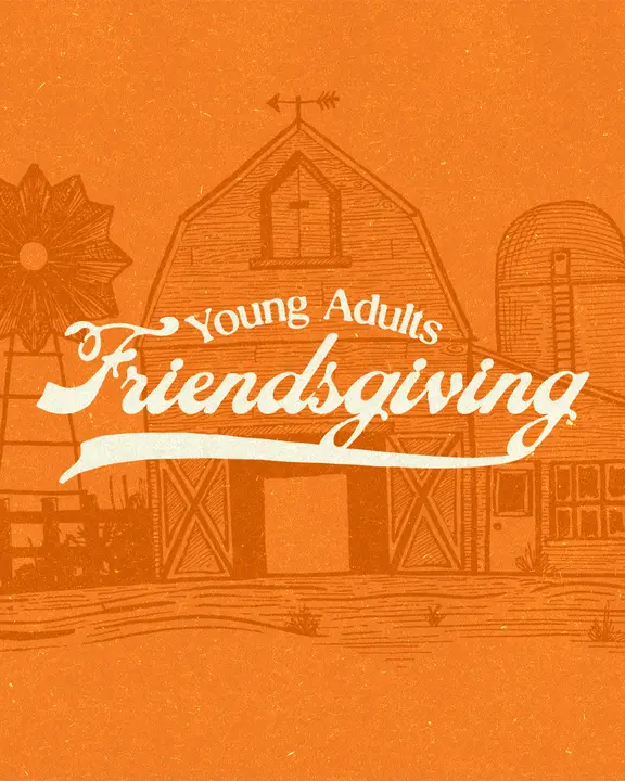 Young Adults Friendsgiving: social post