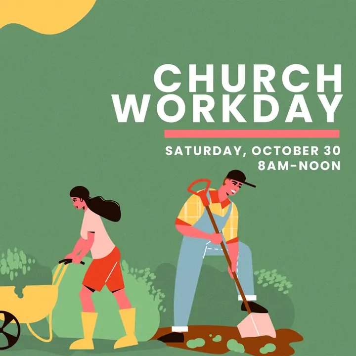 Church Workday: social post