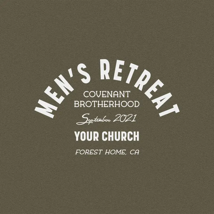 Men’s Retreat: social post