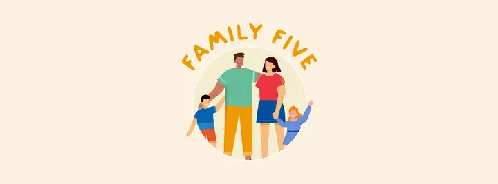 Family Five: facebook cover