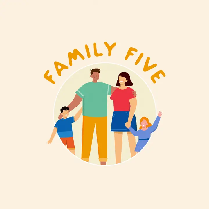 Family Five: social post