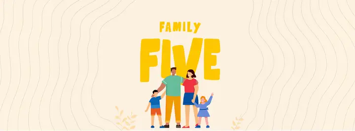 Family Five: facebook cover