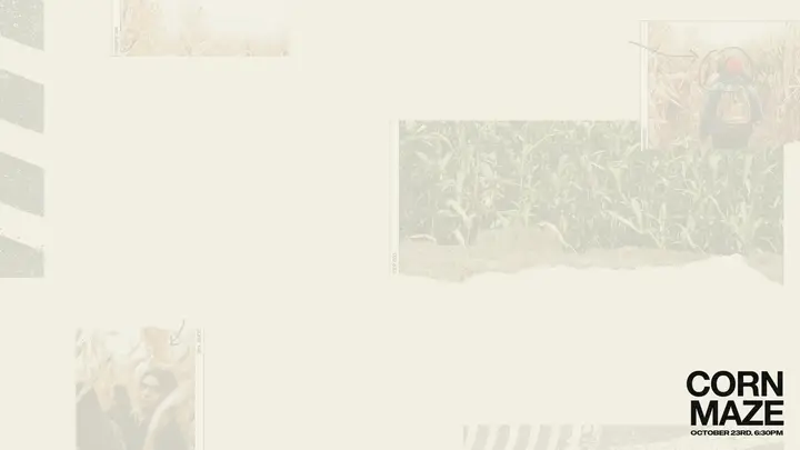 Corn Maze: notes slide