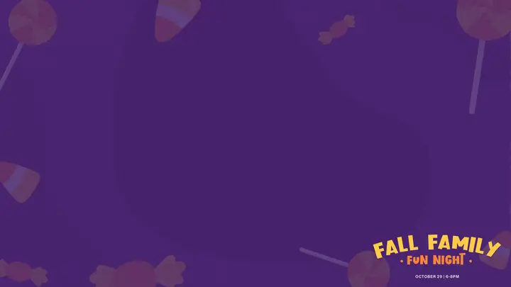 Fall Family Fun Night: notes slide