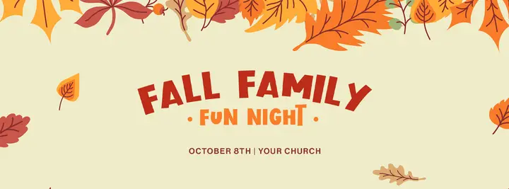Fall Family Fun Night: facebook cover