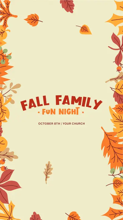 Fall Family Fun Night: story