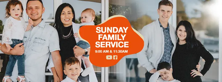 Sunday Family Service: facebook cover