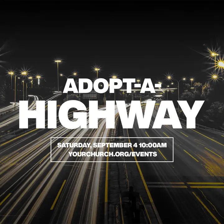 Adopt A Highway: social post